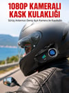 Q28 Bluetooth Kask Kulaklık 1080P Kamera Su Geçirmez Motosiklet Interkom Yeni Nesil