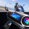 Q58 Motorsikletler İçin Fener Özellikli Sd Kart Bölümlü Lcd Ekranlı Kablosuz Bluetooth Kulaklıklı – Suya Dayanıklı Kask Kulaklığı Bx40