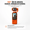 Q8 Vlog Çekim Kamerası - Manuel Açı Ayarlama - Kompakt - Taşınabilir - 4K Kalite