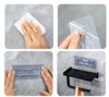 Raflı Yapışkanlı Tuvalet Kağıdı Askılığı Bx40