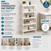 Rafty 5 Katlı Tekerlekli Sepet Organizer Düzenleyici Raf Ünitesi 465x145x850mm Bx40