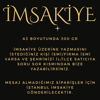 Ramazan İmsakiyesi - 300 Gr - A3 Boyut Kişiye Özel İsimli & Logolu 1 Adet Lacivert