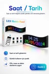 Renkli LED Kayan Yazı Paneli Uzaktan Kumandalı Metin Saat Ve Tarih Gösterimli