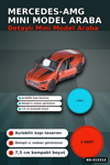 Resmi Lisanslı 7.5 cm Mercedes-AMG Mini Model Araba - 1 Adet, Koleksiyonluk Oyuncak BX-313313