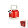 Retro Kırmızı Nostalji Demlik Model Çelik Kettle Su Isıtıcı 2.2lt 1800w Gizli Resiztans Sk-8035 Bx40