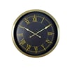 Retro Roma Rakamlı 60 x 60 Cm Metal Duvar Saati