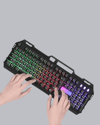 RGB Aydınlatmalı Klavye Mouse Seti – USB Bağlantılı, Türkçe Q, Ayarlanabilir DPI, Ergonomik Yapı