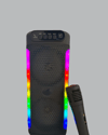 RGB Işıklı Çift Hoparlörlü Taşınabilir Bluetooth Speaker ve Mikrofon Yeni Nesil