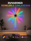 RGB LED Duvar Aydınlatması Telefon Kontrollü Dekoratif Ortam Işığı
