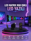 RGB LED Panel Renkli Işık Efektli Dekoratif Aydınlatma
