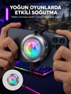 RGB LED Telefon Soğutucu Fan Yüksek Hızlı Soğutma Oyuncu Cooler Yeni Nesil
