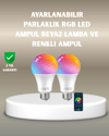 RGBW Teknolojili Akıllı LED Ampul, Zamanlayıcılı