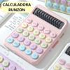 Runzon Renkli Hesap Makinesi Yuvarlak Uçlu 12 Hane Mavi Rz-822 Bx40