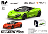 RW8864 1:64 MCLAREN 750S ÇEK BIR.ARABA METAL MODEL ARABA