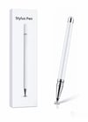 Samsung S26 Plus Uyumlu Dokunmatik Stylus Kalem Disk Uçlu Hassas Beyaz Tablet Telefon Çizim Kalemi
