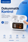 Şarj Durumu Göstergeli Kablosuz Kulak İçi Kulaklık Mikrofonlu Taşınabilir Set