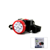 Şarjlı 2w Kafa Lambası Fener 6 Led Fiş Şarjlı Kademe Işık Ayarı Bx40