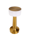 Şarjlı Gold Mantar Masa Lambası Dimmer Ayarlı Kablosuz LED Lamba