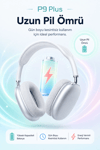 Şarjlı Kulak Üstü Stereo Kulaklık Bluetooth Uyumlu Müzik Ve Görüşme Destekli