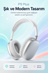 Şarjlı Kulak Üstü Stereo Kulaklık Bluetooth Uyumlu Müzik Ve Görüşme Destekli