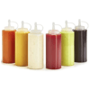 Şeffaf Kapaklı Sızdırmaz Yağlık Sosluk Şişesi Plastik Yağdanlık 400 Ml. Ap-9028 Bx40