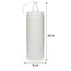 Şeffaf Kapaklı Sızdırmaz Yağlık Sosluk Şişesi Plastik Yağdanlık 400 Ml. Ap-9028 Bx40