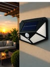 Sensörlü Solar Bahçe Lambası Geniş Açılı LED Aydınlatmalı Balkon Garaj ve Bahçe Işığı