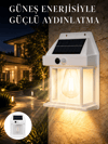 Sensörlü Solar Led Dış Duvar Aydınlatma Yeni Nesil