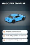 Sert Blisterde 1/64 Ölçekli Nissan LBWorks HAKOSUKA Baby Blue Diecast Model Araba BX-313348