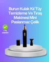 Sessiz çalışan tüy düzeltici burun ve kulak makinesi