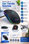 Sessiz Tıklama 800 1200 1600 DPI Ayarlanabilir Mouse