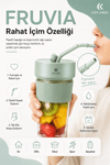 Seyahat Uyumlu Taşınabilir Meyve Sıkacağı Karıştırıcı Blender Pipetli Bardak Modeli