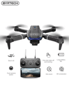 SH Kaydı Gerektirmeyen Drone - Renk: Siyah, Kamera Özelliği: 4K, GPS, Uçuş Mesafesi: 1000M-2000M