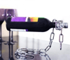 Sihirli İlüzyon Zincir Uçan Şişe Eşya Tutucu Aparat Chain Holder Bx40