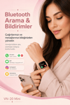 Şık Tasarımlı Mini Akıllı Saat Dört Çift Kayışlı Telefon Uyumlu Bildirim Destekli