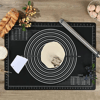 Silikon Çok Amaçlı Geniş Hamur Matı Hamur Açma Matı 40*50 Cm Bx40