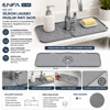 Silikon Lavabo Musluk Matı 36cm Bx40