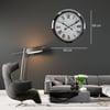 Silver Atlas 60 x 60 Cm Metal Duvar Saati