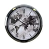Silver Legacy World 60 x 60 Cm Metal Duvar Saati