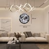 Silver Legacy World 60 x 60 Cm Metal Duvar Saati
