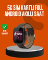 SIM Kartlı Akıllı Saat AMOLED Ekran Android Sistem