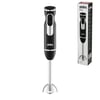 SİYAH - GÜMÜŞ ÇUBUK EL BLENDER ÇELİK UÇLU DC MOTOR - 400W SHB-7513 (3936)