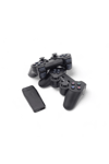 Siyah 2.4G kablosuz oyun kolu gamepad çiftli set Bluetooth özelliği olmadan - Elektronik