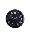 Siyah 40 Cm Metal Atatürk Seri Duvar Saati