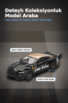 Siyah Altın Kaplamalı 1/64 Diecast Shelby GT500 Dragon Snake Konsept Model Araba BX-313355