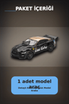 Siyah Altın Kaplamalı 1/64 Diecast Shelby GT500 Dragon Snake Konsept Model Araba BX-313355