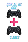Siyah Bluetooth bağlantılı, hızlı şarj özellikli, 2 adet Playstation 3 uyumlu gamepad