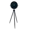 Siyah Elegance Aynalı Tripod 150 x 45 Cm Ayaklı Saat