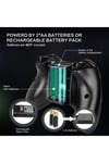 Siyah kablosuz joystick PC uyumlu titreşimli oyun kolu Bluetooth bağlantılı - Elektronik