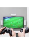 Siyah kablosuz joystick PC uyumlu titreşimli oyun kolu Bluetooth bağlantılı - Elektronik